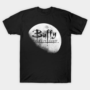 Buffy the Vampire Slayer Buffy Logo & Moon T-Shirt